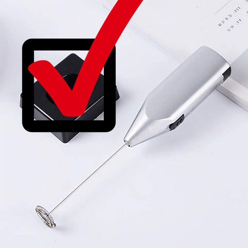 Electric Milk Frother Handheld, Rechargeable Coffee Frother for Latte, Cappuccino, Matcha