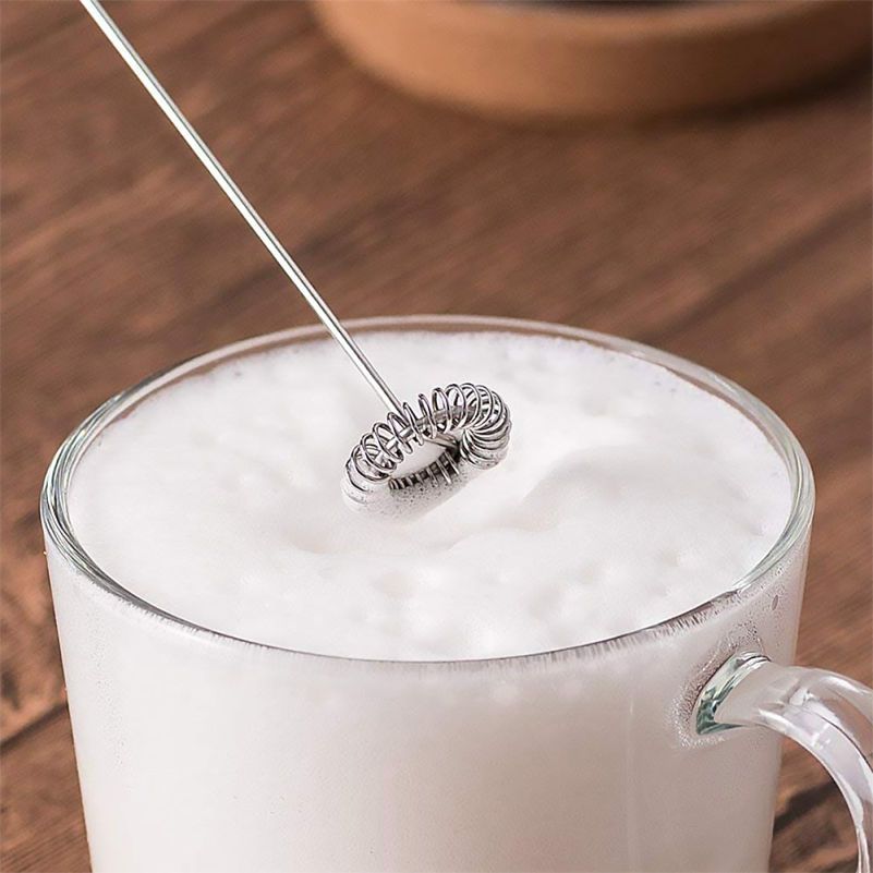 Electric Milk Frother Handheld, Rechargeable Coffee Frother for Latte, Cappuccino, Matcha