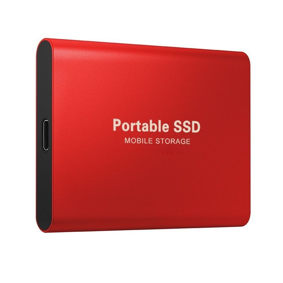 Portable External SSD, USB 3.1 Type-C High-Speed Mobile Solid State Drive for Windows/Mac/Android