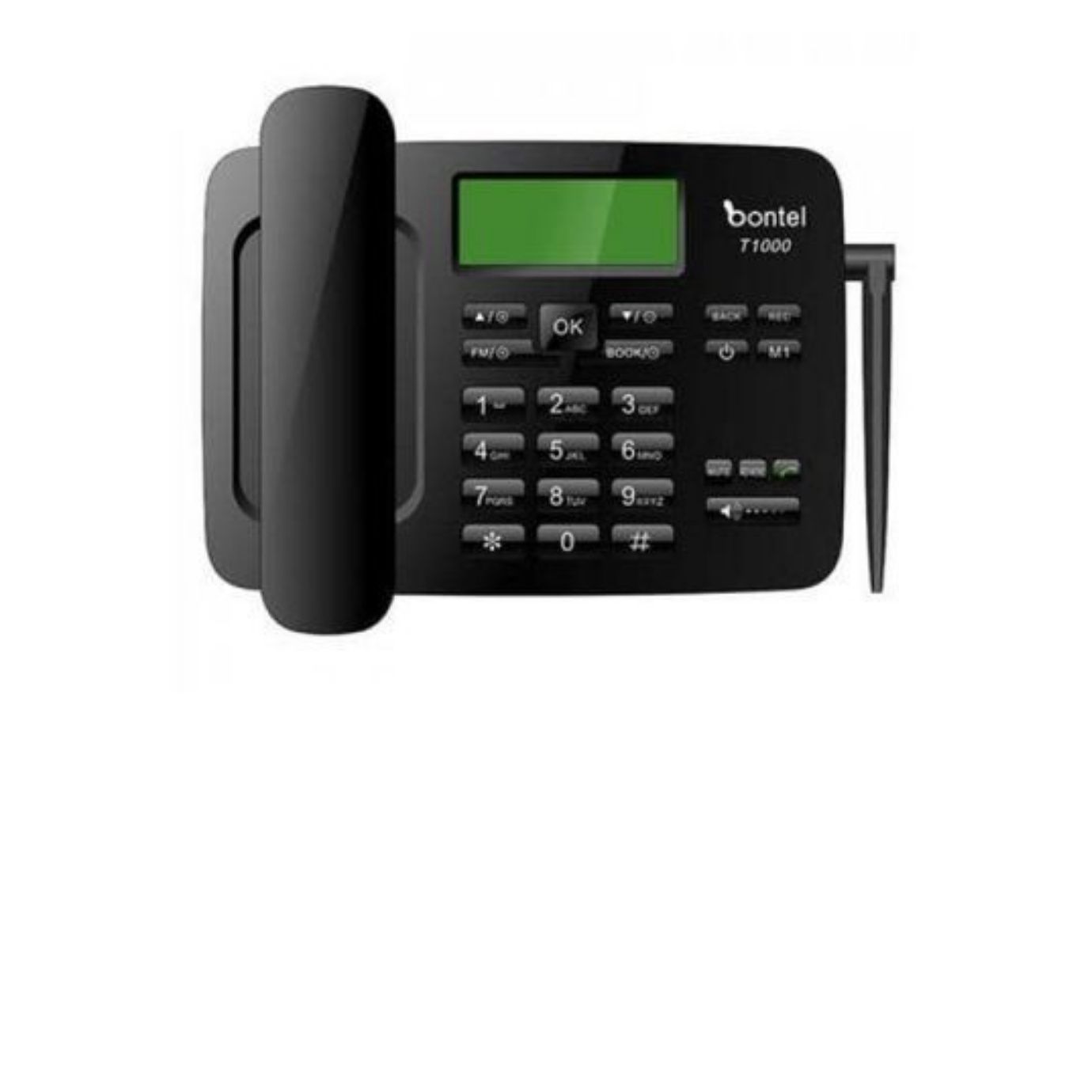 Bontel T1000 _ Wireless Desktop Phone _ SMS Feature Black