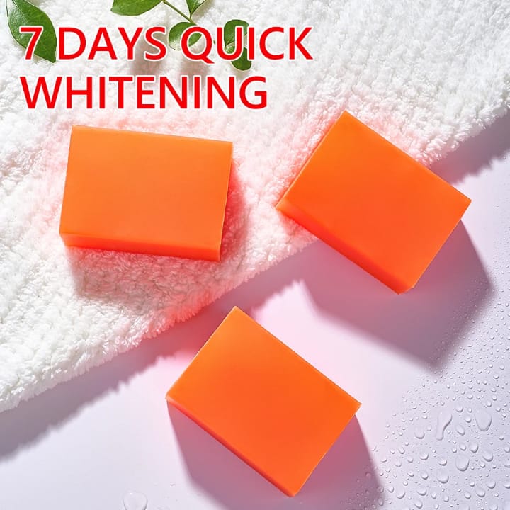 KOJIC SOAP 3 Pieces Improves Acne Prone Skin Dark Cleansing Brightens Skin Can Be Used On Face and Body