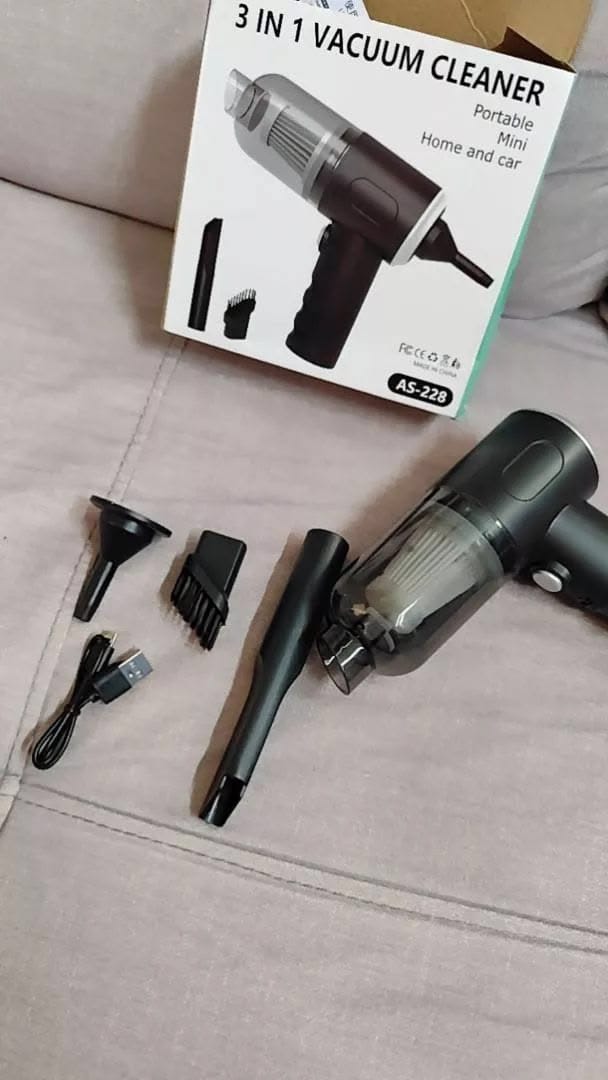 Portable Handheld Wireless Vacuum Cleaner for  Multi-purpose Cleaning &Dust Blower Its Also Rechargeable