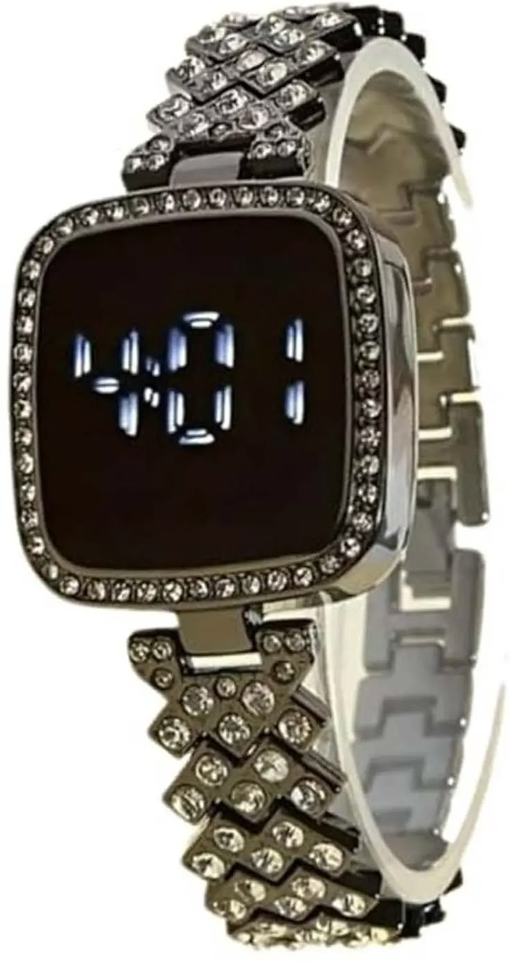 Luxury Women Touch Watch Girl Lovers Wrist  Watches Stainless Steel Jewelry Best For Gifting Fast Delivery