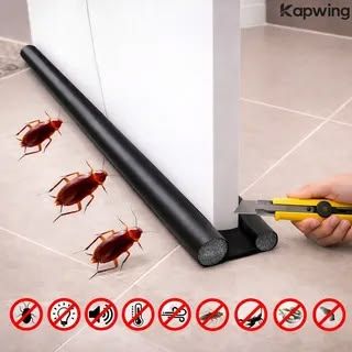 Water Proof Door Sealer, Draught Excluder Stopper Door Bottom Double Silicon Rubber Seal Its also A Dustproof /Home Essential Gadget