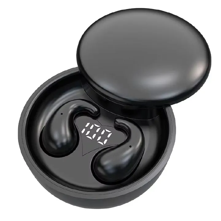 SK28 Ultra-thin Sleeping Headphones 5.4 Wireless Bluetooth Headset Invisible Earbuds Hidden In Ear Sports Earphones Waterproof