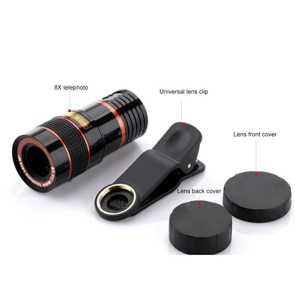 Telephoto Phone lens Camera Universal Zoom Iens Highdefinition Focusing Effect Photography Large light Transmission High Colour