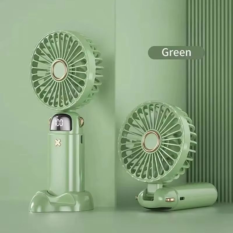 Mini Handheld Small Fan Portable Portable Silent Office Desk Student On Dormitory Charging Outdoor Hand Holding Fan Small