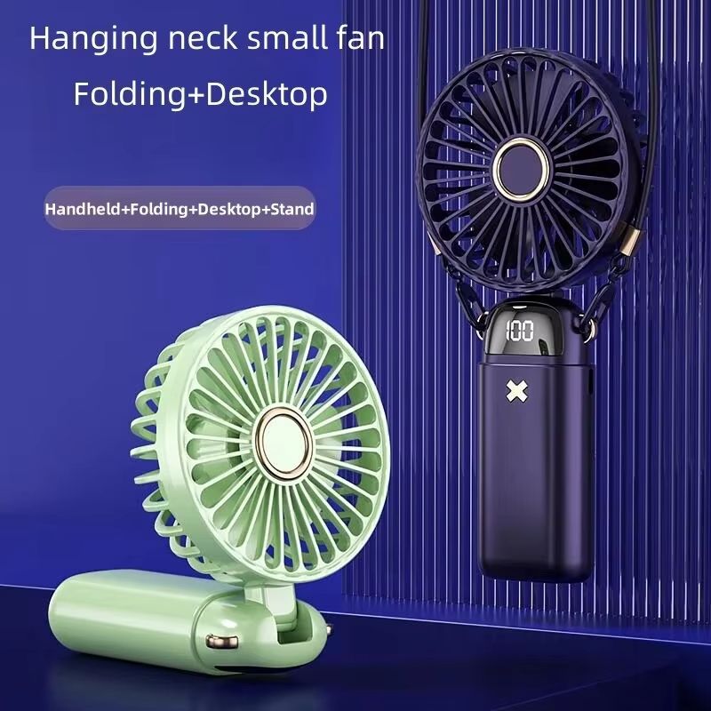 Mini Handheld Small Fan Portable Portable Silent Office Desk Student On Dormitory Charging Outdoor Hand Holding Fan Small