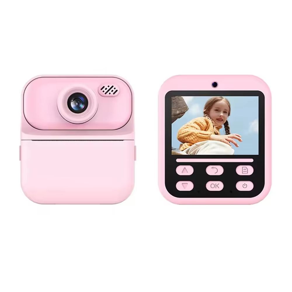 Instant Print Camera HD Digital Camera 2.4'' Instant Photo Printing Camera Portable Digital Camera for Girls Boys Birthday Gifts