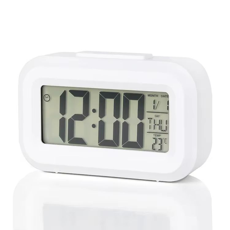 Bedside Table Alarm Clock Date Temperature Function Children's Bedroom Clock Home Offices Desktop Clock Desk Decor Digital Child
