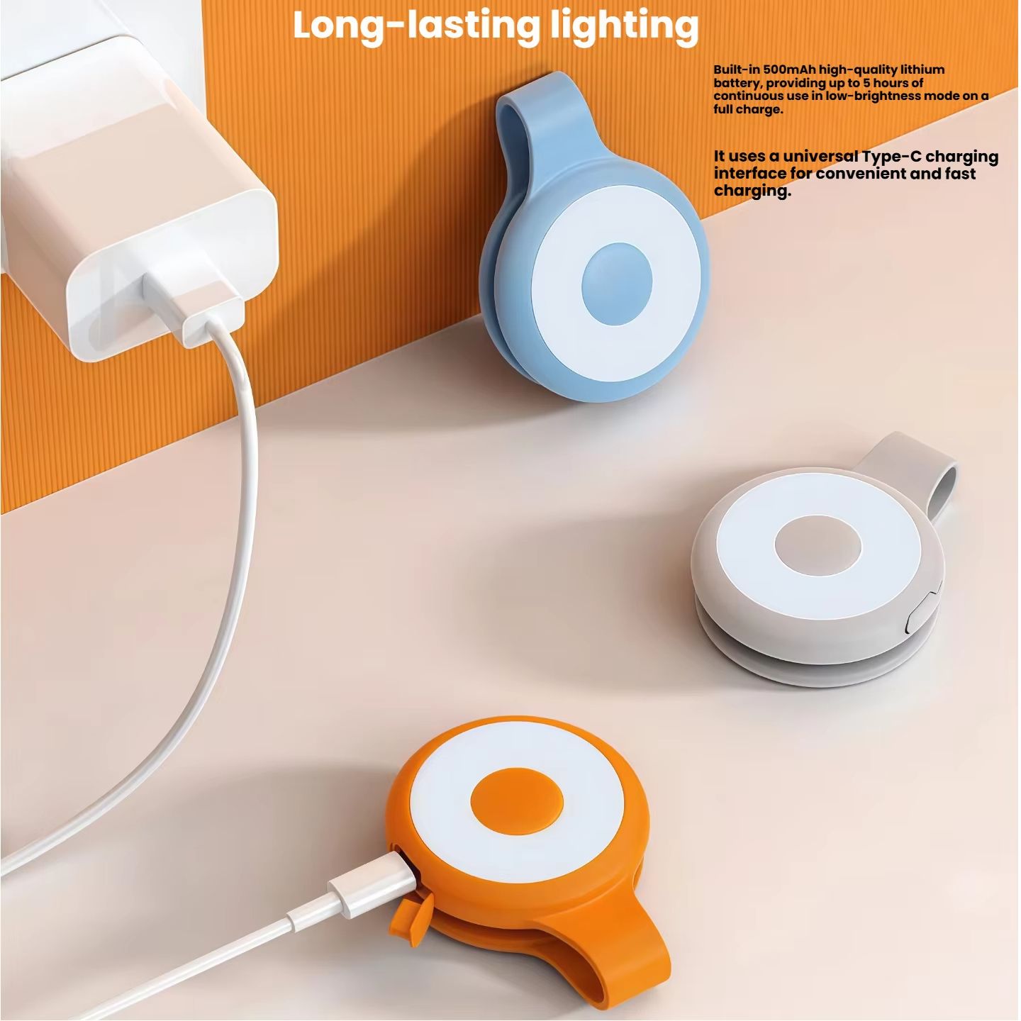 Multi-function magnetic suction flashlight, outdoor high brightness mini keychain rechargeable torch, work LED lighting fill lig