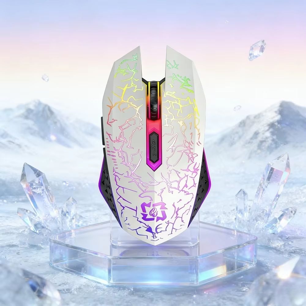 Ergonomic Wireless Mouse Bluetooth Silent RGB Backlight Adjustable DPI Long Battery Life for Office Gaming PC Laptop Desktop Com