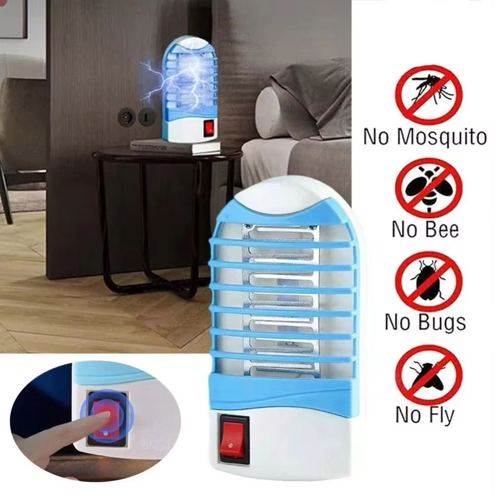 New Blue Light Electric Mosquito Killer Safety Pug-in Mosquito Repellent Lamp Energy-saving Mosquito Trap Indoor Household