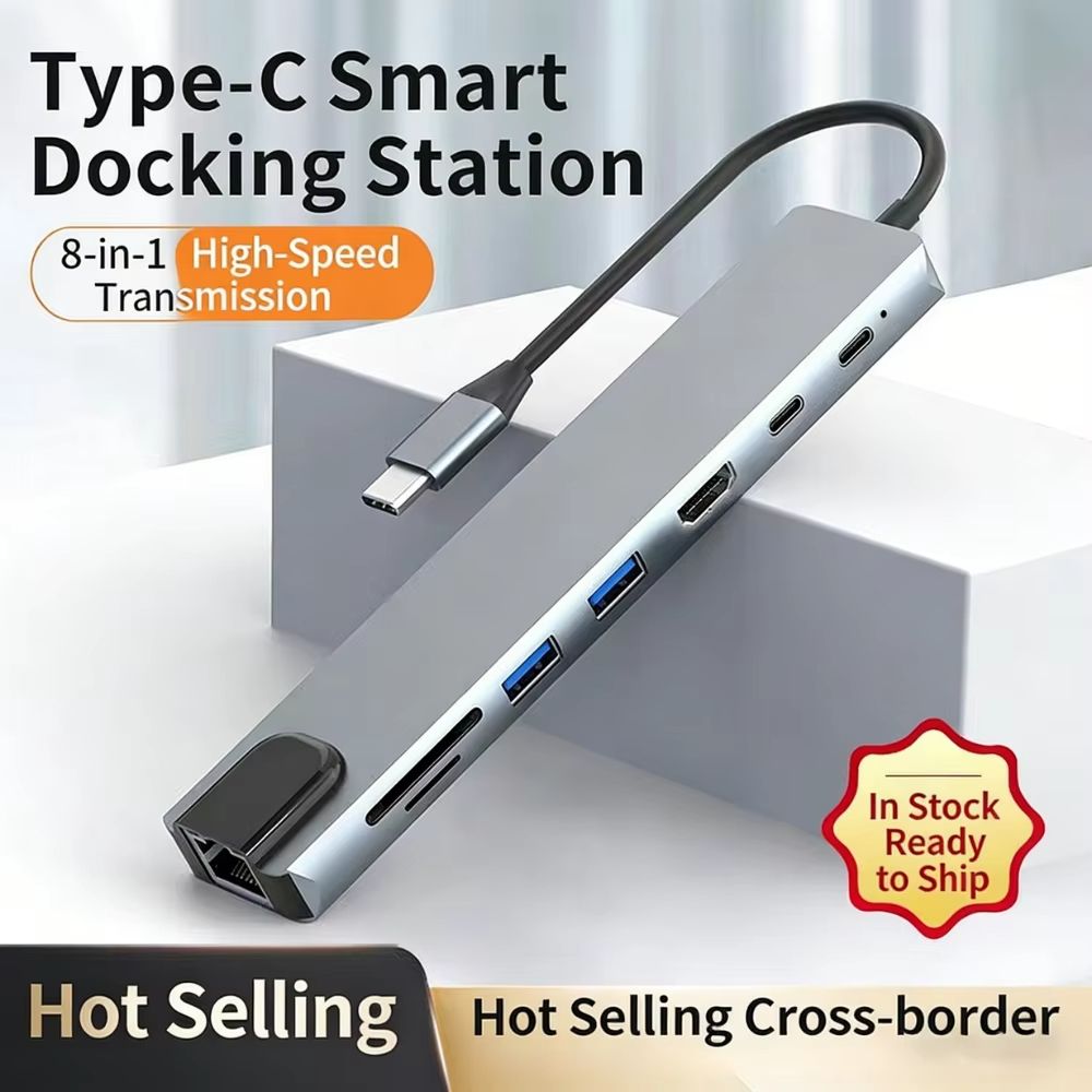 USB C HUB Type C Splitter Thunderbolt 3 Docking Station Laptop Adapter With For Macbook Air M1 iPad Pro RJ45 HDMI