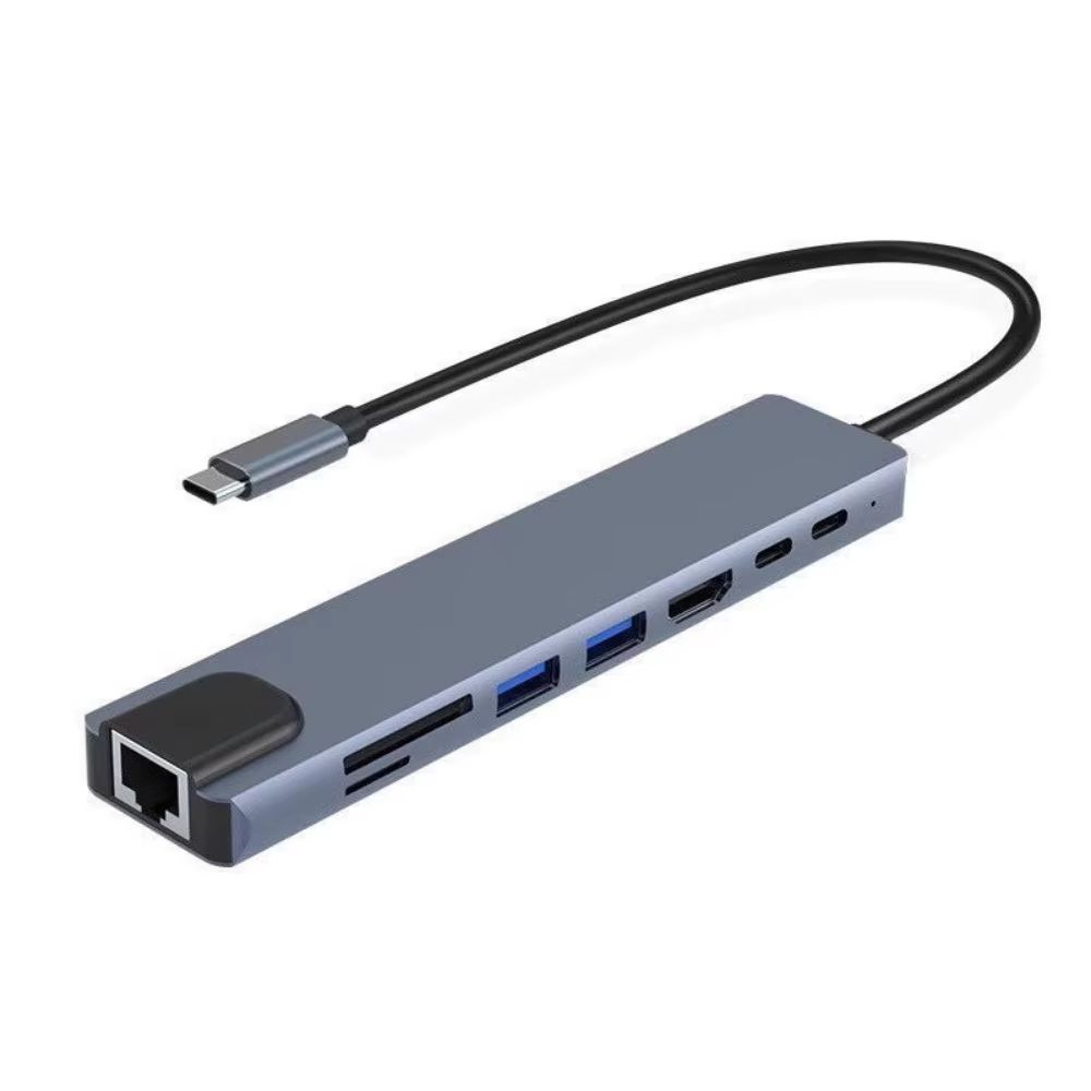 USB C HUB Type C Splitter Thunderbolt 3 Docking Station Laptop Adapter With For Macbook Air M1 iPad Pro RJ45 HDMI