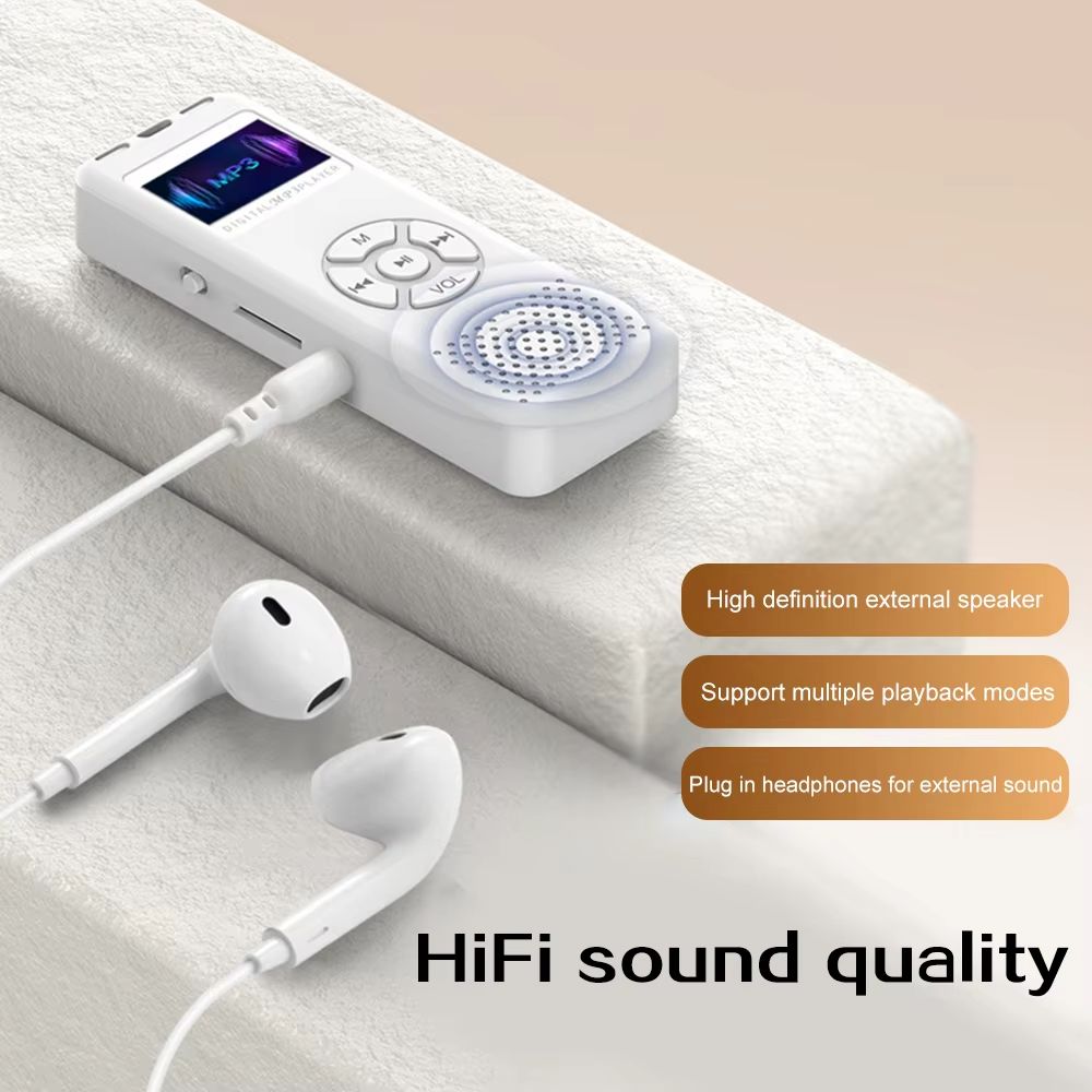 MP3 Player 2025 New HiFi Lossless Stereo Music Player Portable Sports Walkman with FM Radio E-Book Recording Reproductor de MP3