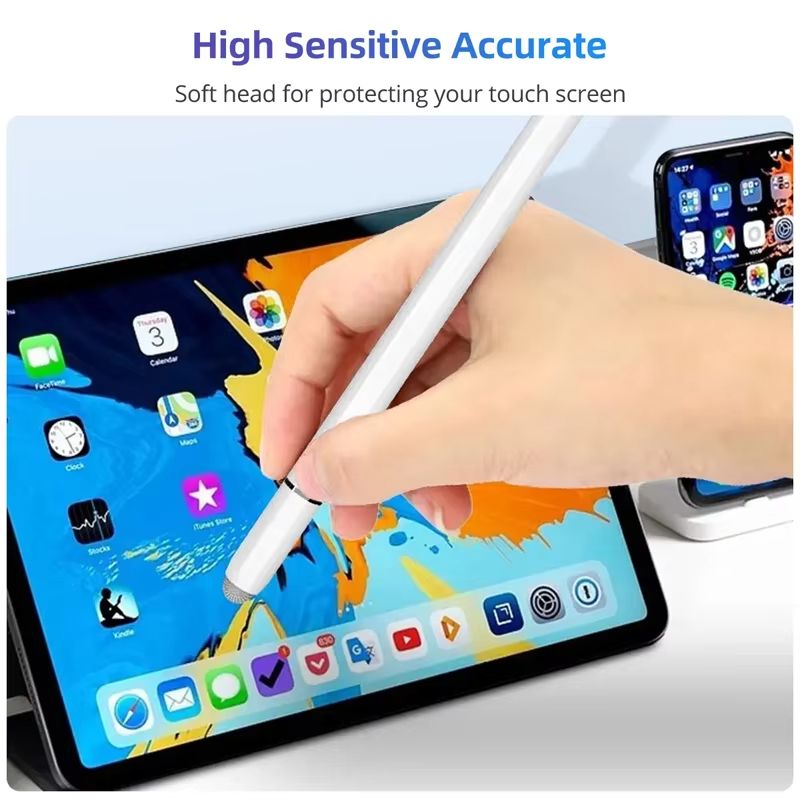 3 in 1 Universal Stylus Pen Pencil for iPad Samsung Xiaomi Huawei No Charging Phone Tablet Pen Screen Touch Pencil