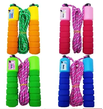 Professional Jump Rope with Electronic Counter Adjustable Fast Speed Counting Skipping Rope Jumping Wire Workout Equipments,Skipping rope gym rope home training count rope