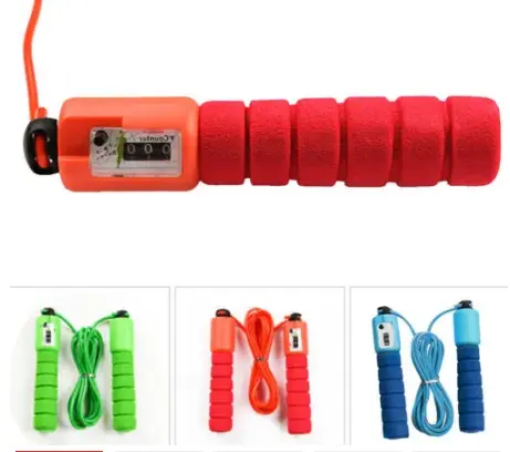 Professional Jump Rope with Electronic Counter Adjustable Fast Speed Counting Skipping Rope Jumping Wire Workout Equipments,Skipping rope gym rope home training count rope