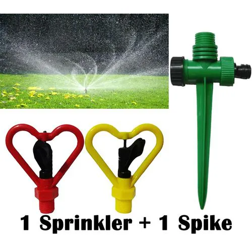 360° AutoRotating Water Sprinkler,Up To 60psi,10 M