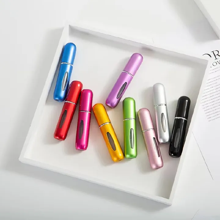 5ml Perfume Spray Bottle, Portable Perfume Atomizer Fillable Mini Perfume Bottle Perfume Empty Bottle Scent Pump Box