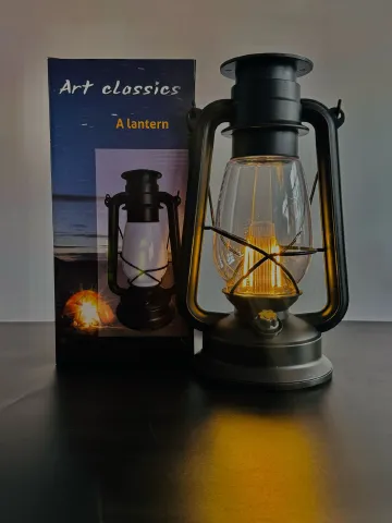*Big Vintage Solar Lantern* Light up your space with style — choose, a touch of classic beauty to your nights
