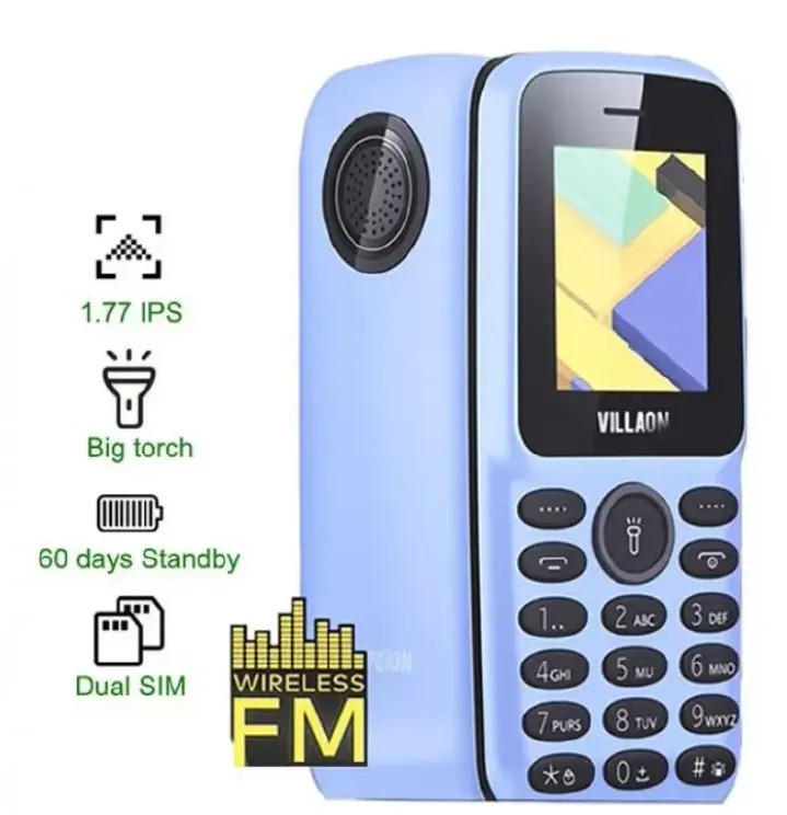 [NEW ARRIVALS!!!!]VILLAON V110 ,1.77 INCH DISPLAY ,1000mAh BATTERY KATULULU/KABAMBE/MULIKA MWIZI PHONE , without camera, WITH TORCH, WIRELESS FM RADIO, FACEBOOK Dual sim