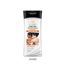 Dr. Davey Dark Skin Whitening Glowing Body Gel Oil, Brightening & Moisturizing Skin Care Gel with Triple Whitening Complex for Even Tone, Smooth Radiant Skin 200ml