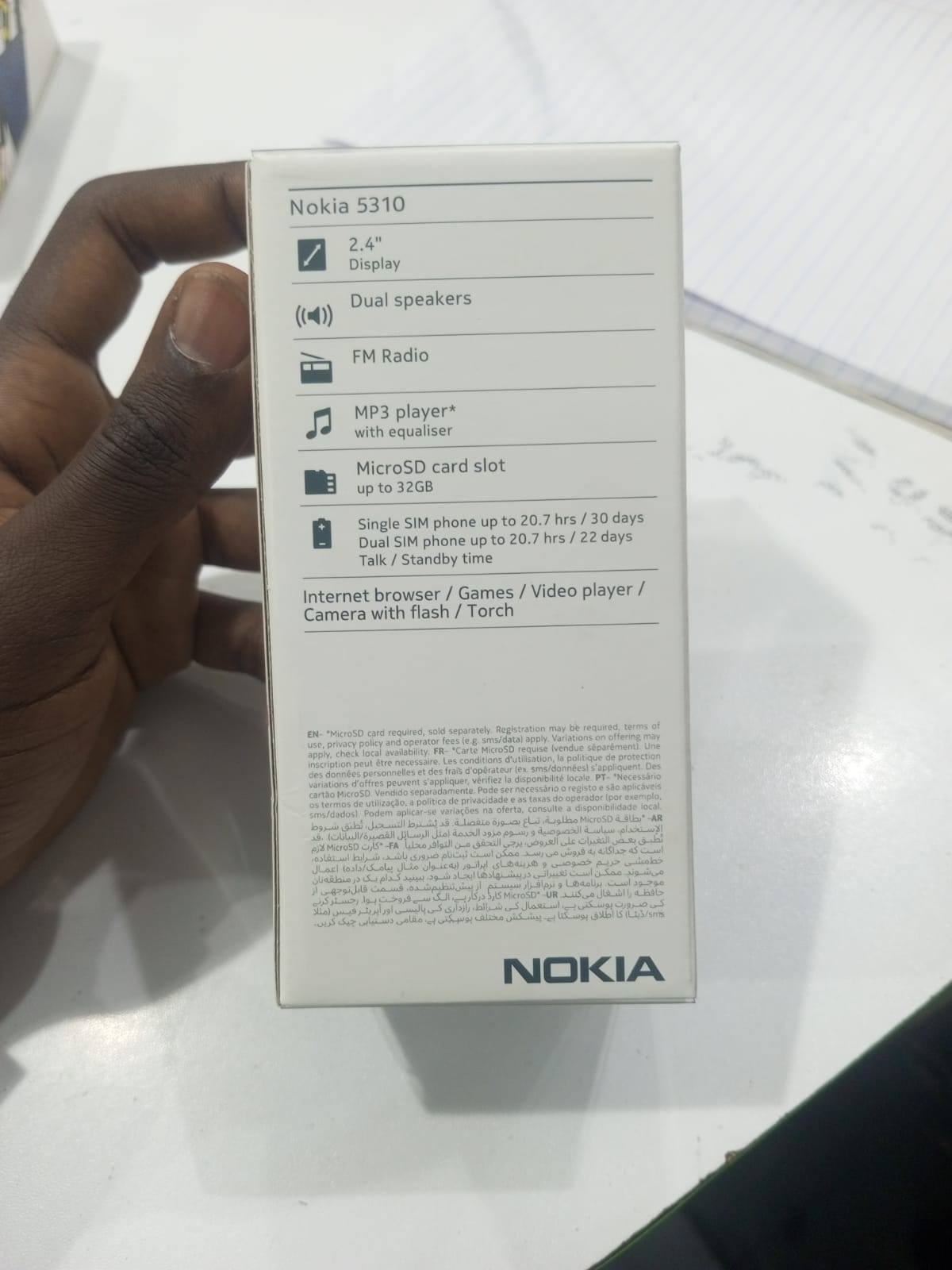 [NEW ARRIVAL!!]New Nokia 5310 Feature Phone, 2.4” Display, Dual Speakers, FM Radio, MP3 Player with Equaliser, Long Battery Life, MicroSD Support up to 32GB, Durable Classic Mobile Phone
