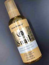 Kiss Beauty Snail Makeup Fixing Spray 24H Long Lasting Setting Spray Hydrating Oil Control Face Mist for Smooth, Fresh and Flawless Makeup Finish