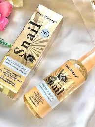Kiss Beauty Snail Makeup Fixing Spray 24H Long Lasting Setting Spray Hydrating Oil Control Face Mist for Smooth, Fresh and Flawless Makeup Finish