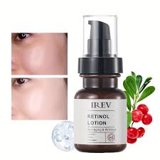 IREV Retinol Lotion 80ml Anti-Aging Face Serum with Retinol, Collagen & Gold for Wrinkle Reduction, Skin Firming, Brightening and Smooth Skin Care