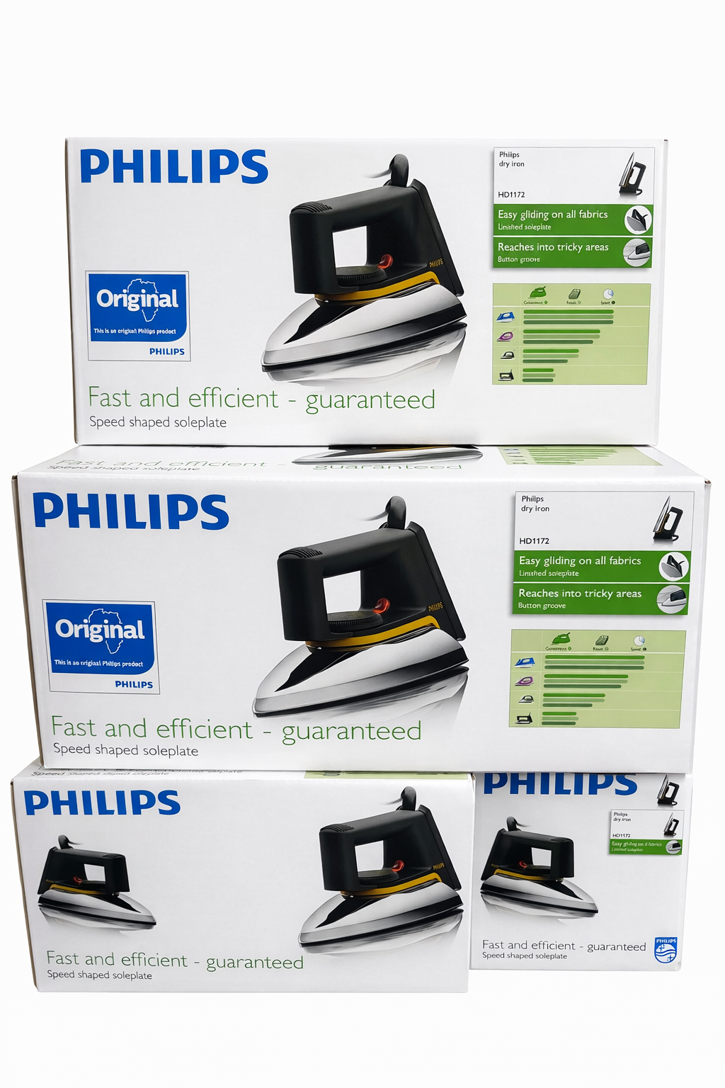 Philips Original Dry Iron – Fast Heating, Smooth Gliding & Reliable Performance for Everyday Use