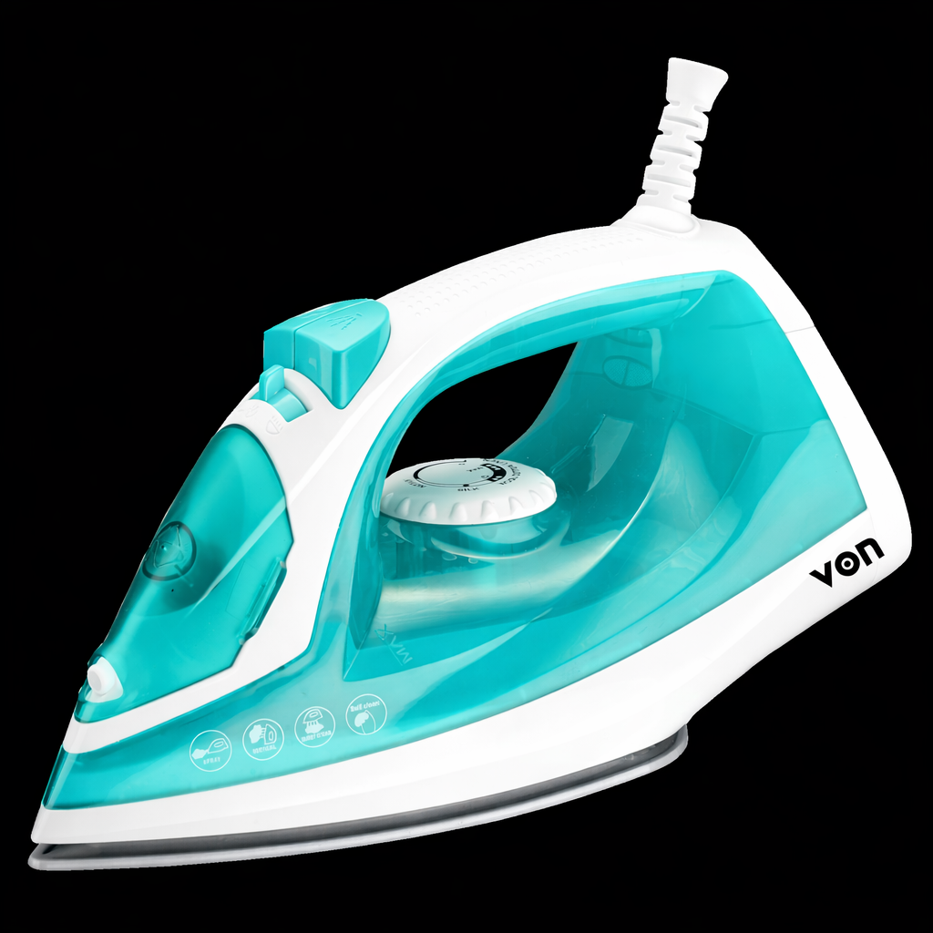 Von Steam Iron 1600W – Powerful Steam, Fast Heating & Smooth Ironing for Perfect Clothes