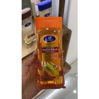 Dr Davey Gluta-VC Healthy Glow Pro-Retinol Treatment Body Oil 200ml – Extra Vitamin C Brightening Serum, Anti-Aging, Dark Spot Remover, Whitening, Firming & Radiant Skin Care