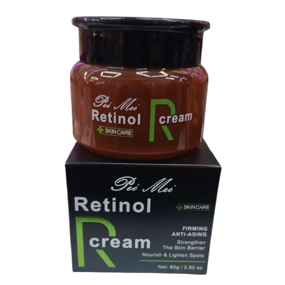 Pei Mei Retinol C Face Cream - Activates, Deeply Moisturizes, Relieves Skin, Repairs Texture, Prevents Skin Aging, Resists Wrinkles, Softens, Smoothens out, Brightens, and Firms Skin