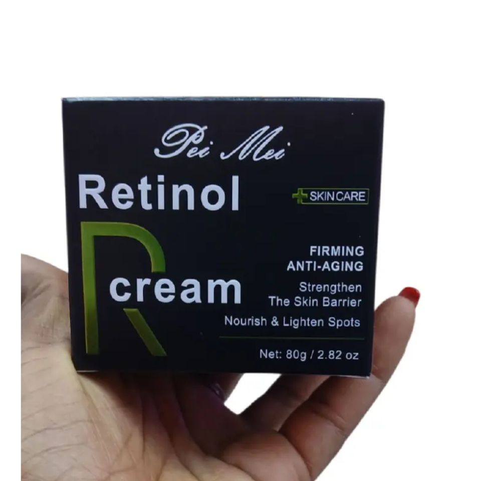 Pei Mei Retinol C Face Cream - Activates, Deeply Moisturizes, Relieves Skin, Repairs Texture, Prevents Skin Aging, Resists Wrinkles, Softens, Smoothens out, Brightens, and Firms Skin