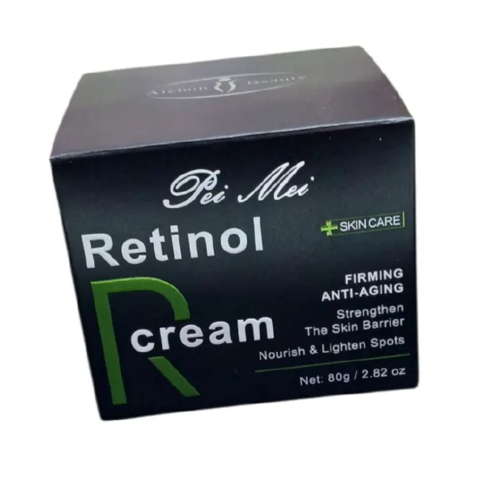 Pei Mei Retinol C Face Cream - Activates, Deeply Moisturizes, Relieves Skin, Repairs Texture, Prevents Skin Aging, Resists Wrinkles, Softens, Smoothens out, Brightens, and Firms Skin