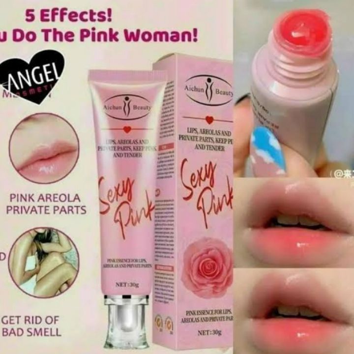 Sexy Pink Essence For Lips Areolas And Private Parts Balm Gloss - Aichun Beauty
