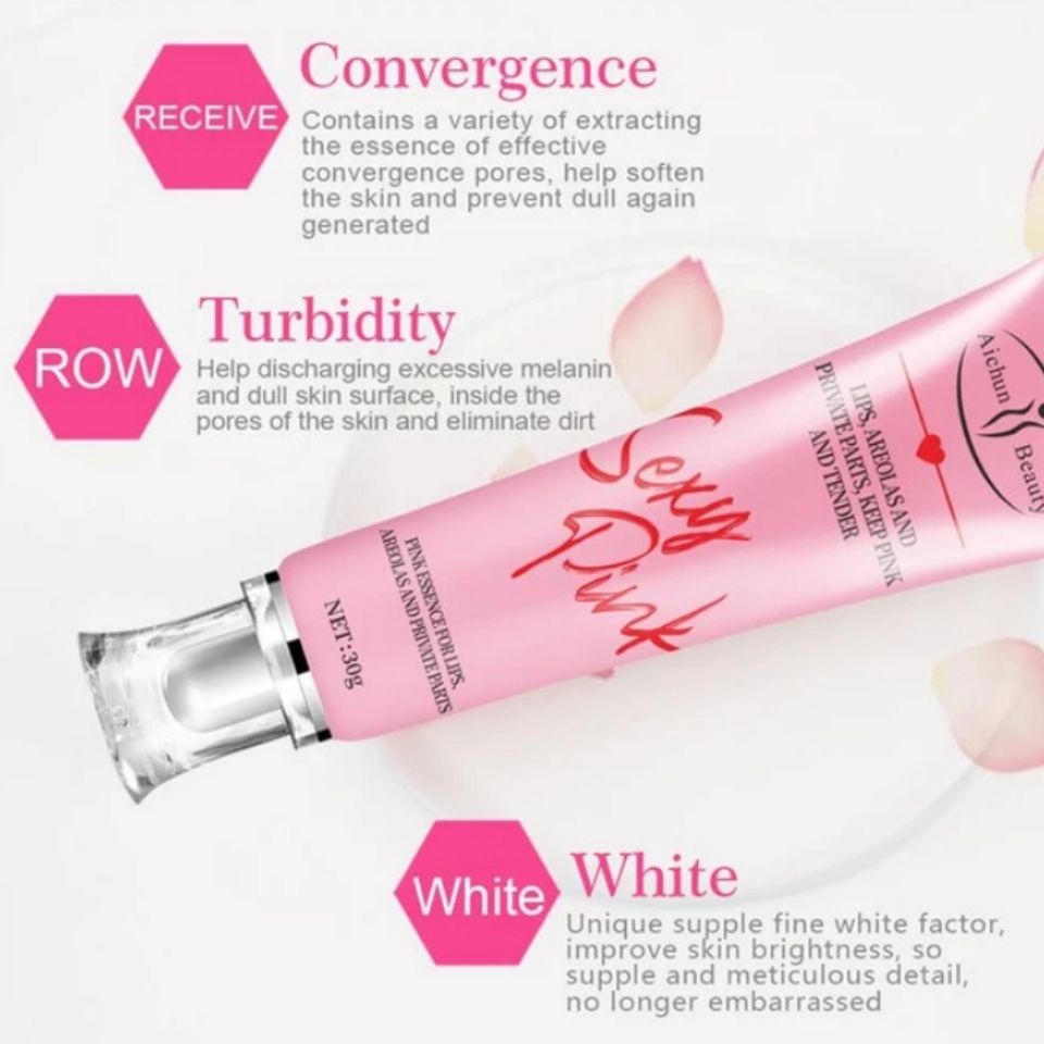 Sexy Pink Essence For Lips Areolas And Private Parts Balm Gloss - Aichun Beauty