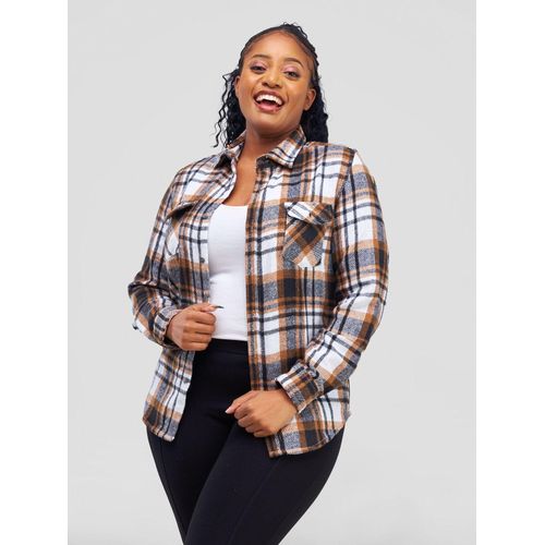 Fashion Men's Checkered Long sleeve Flannel shirt