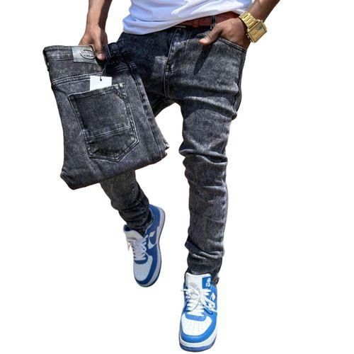 Denim Slim Fit Mens Jeans-Ashy Wash Grey
