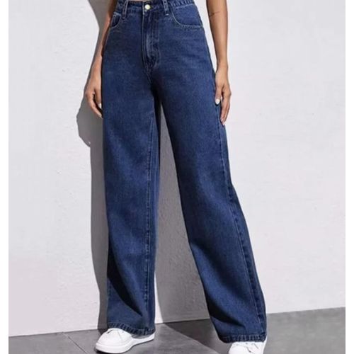 Streetwear Jeans Women Washed Straight Trousers High-waist Girl Elastic Jeans Casual Pants trousers women clothes