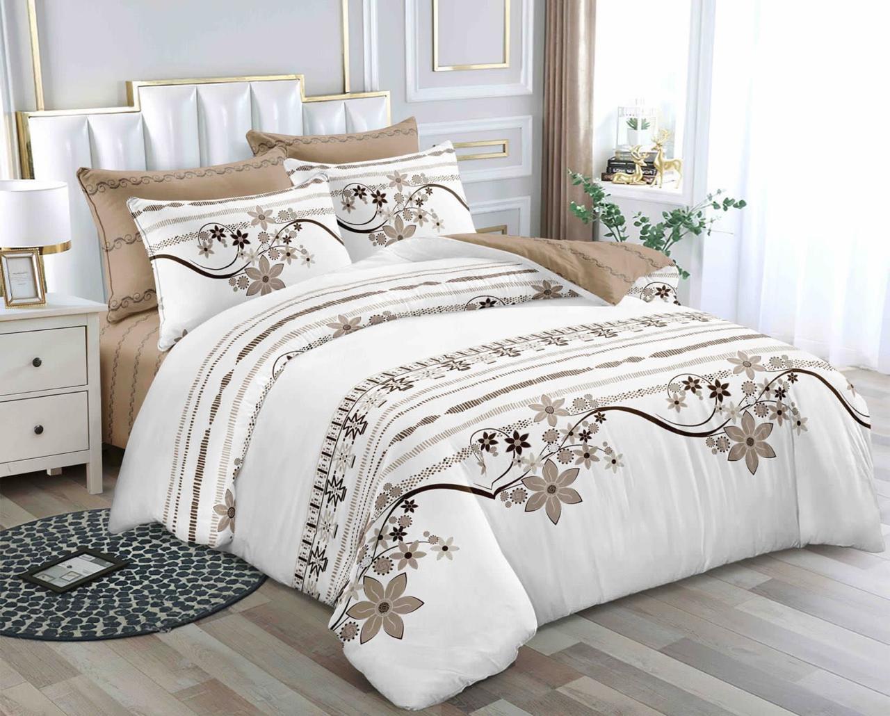 6*7 Binded Duvet Set – 1 Bedsheet + 2 Pillowcases | Soft & Durable Bedding Set