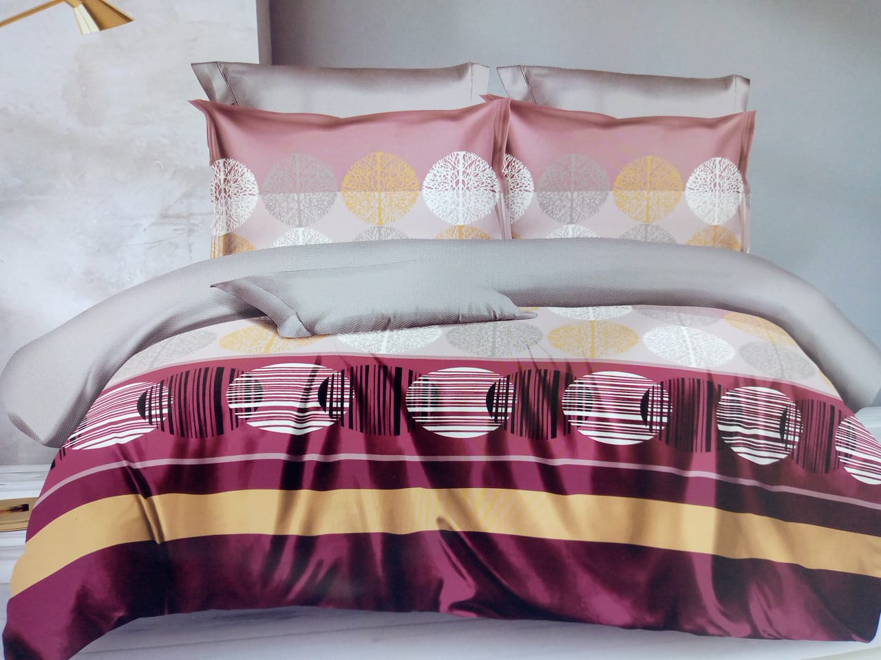 6*7 Binded Duvet Set – 1 Bedsheet + 2 Pillowcases | Soft & Durable Bedding Set