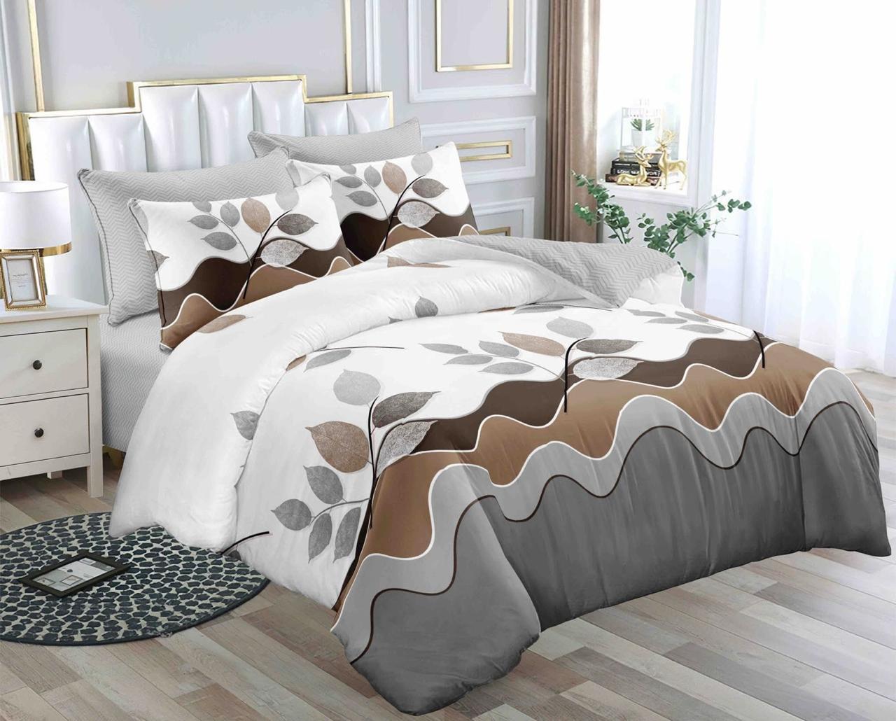 6*7 Binded Duvet Set – 1 Bedsheet + 2 Pillowcases | Soft & Durable Bedding Set