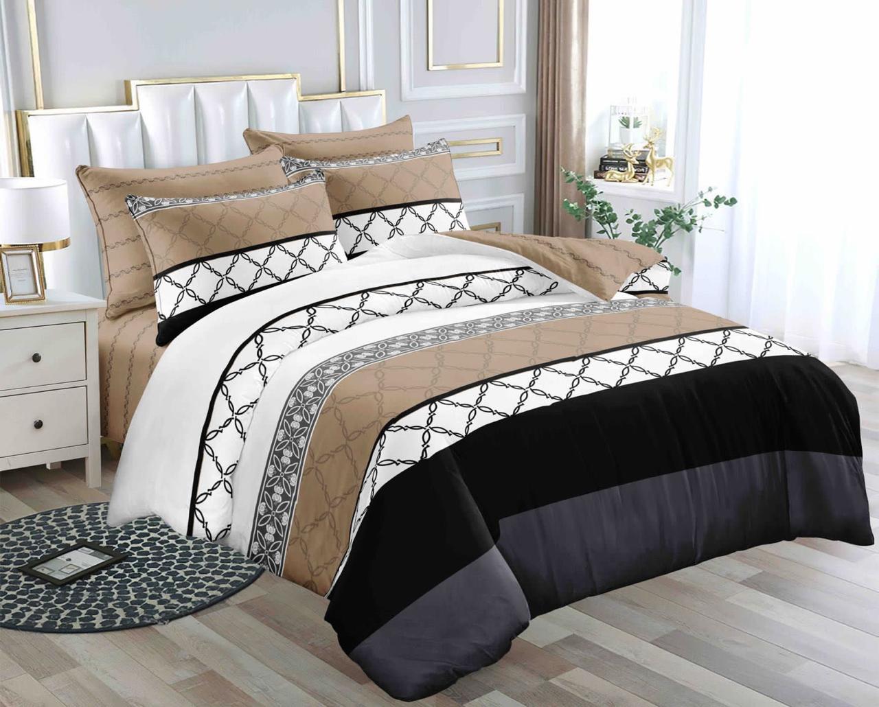 6*7 Binded Duvet Set – 1 Bedsheet + 2 Pillowcases | Soft & Durable Bedding Set