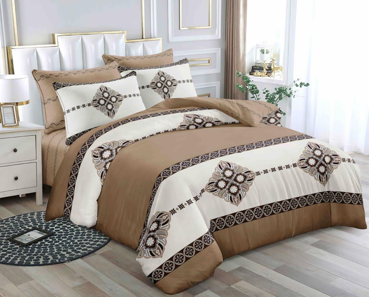 6*7 Binded Duvet Set – 1 Bedsheet + 2 Pillowcases | Soft & Durable Bedding Set