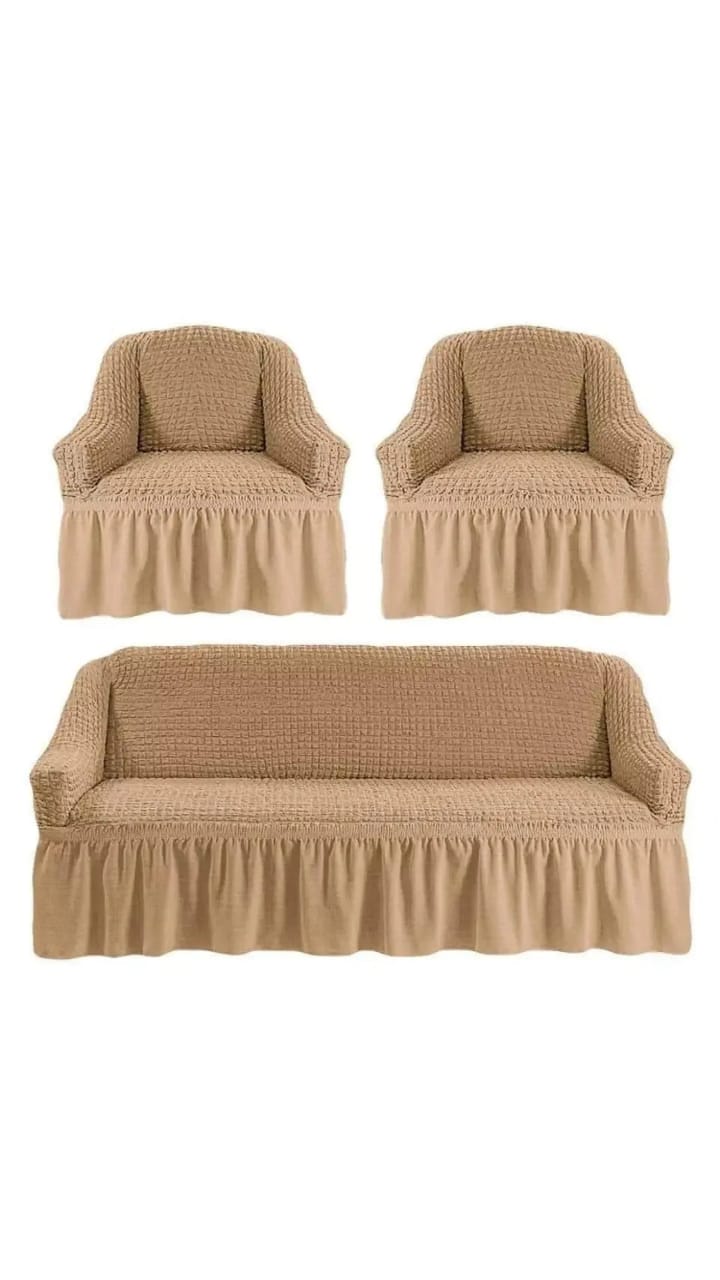 JACQUARD LOOSE COVERS. High-Quality Luxurious Stretchable Turkey Sofa Covers,Perfect Fit with Stretchable Fabric,Protect and Preserve. 5 Seater, 7 Seater.