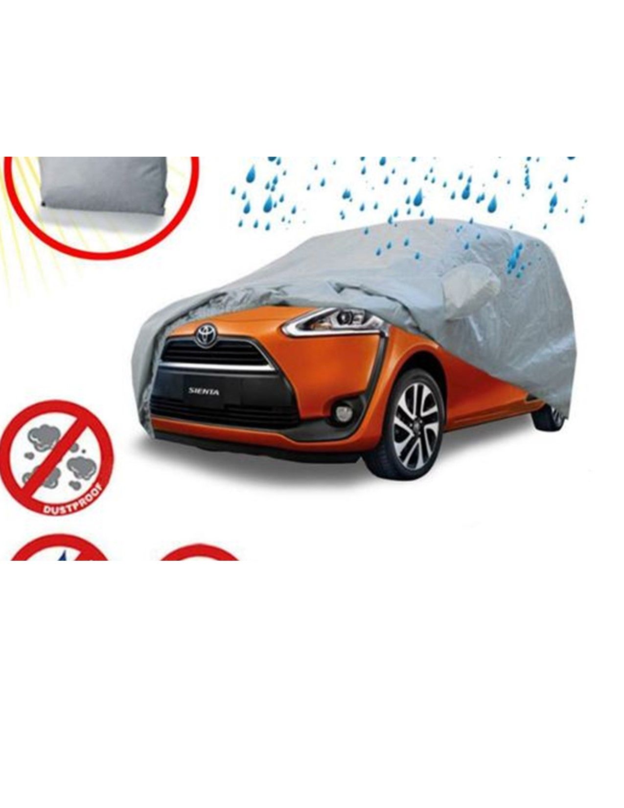 Heavy Duty Universal Car Cover for all  Toyota Sienta 2005-2025 models